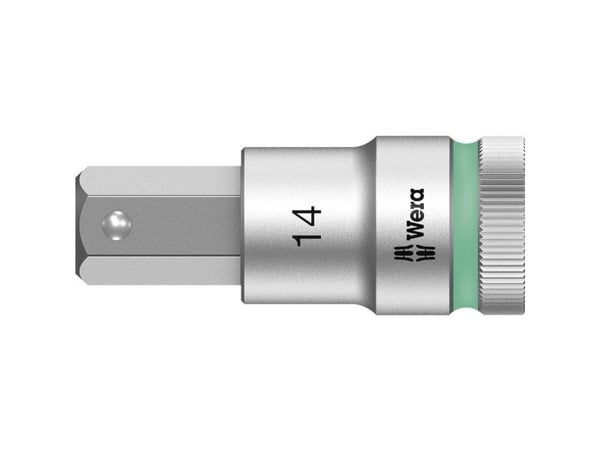 Wera 05003827001, Stikkontakt, 1/2", Metrisk, 1 hoder, 14 mm, Kromvanadiumstål