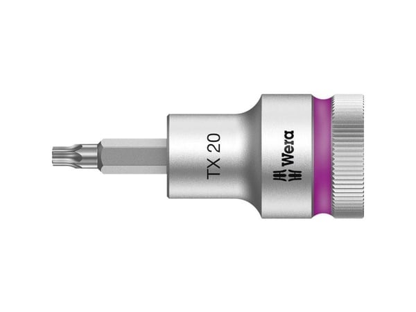 Wera 05003830001, Pistorasia, 1/2", 1 pää(t), T20, Kromivanadiini-teräs, Kromi
