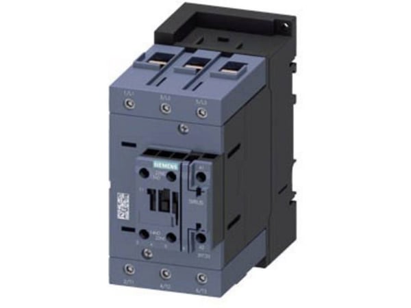 Siemens 3RT20451AC20, Kontaktor, Sort, Vekselstrøm, 1,71 kg, 81 mm, 161 mm
