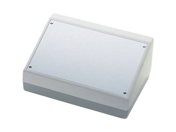 OKW AS054468 pultkabinett (B x H x D) 228 x 76 x 216 mm ABS, aluminium (anodisert) - 1 stk