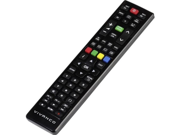 Vivanco RR 270, TV, IR trådlös, Tryckknappar, Svart