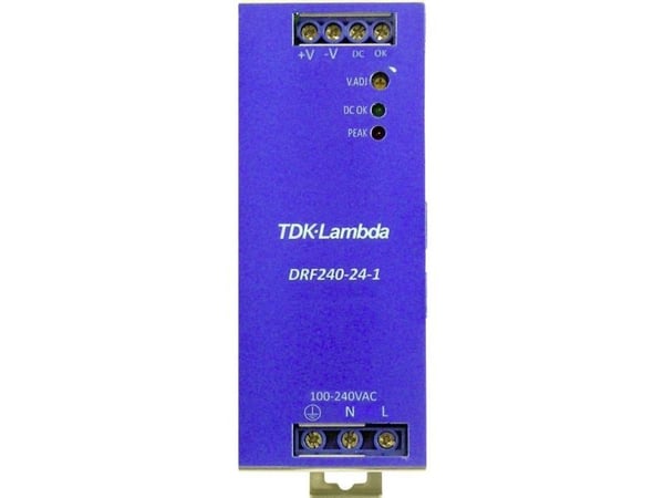 TDK-Lambda DRF-240-24-1 Strømforsyning til DIN-skinne (DIN-kisko) 24 V/DC 240 W 1 x