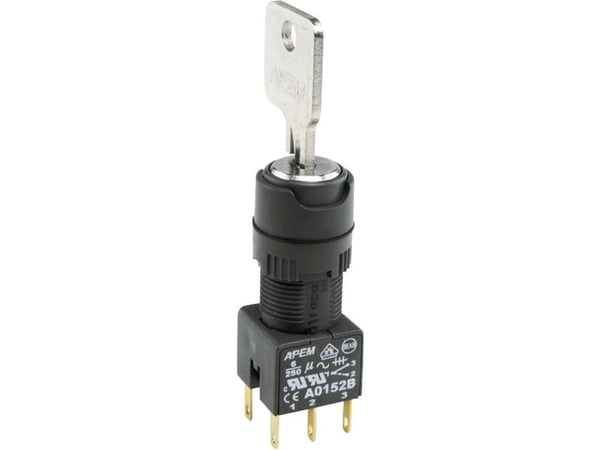 APEM A018323 Avainkosketin 1 x 90 ° 1 kpl 1 kpl