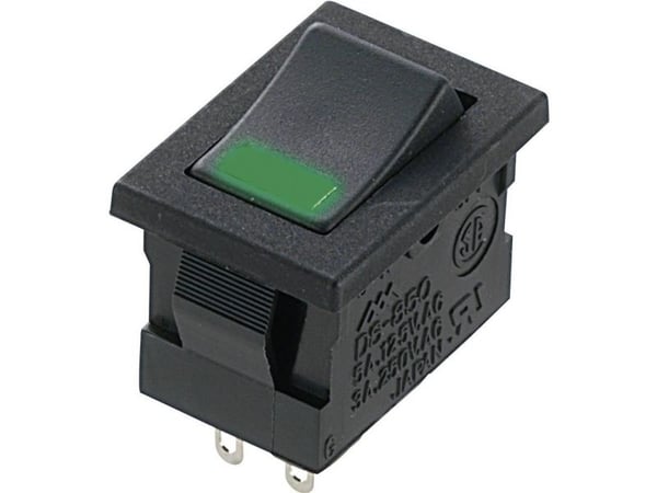 Miyama kallistuskytkin DS-850-K-F1-LG 250 V/AC 3 A 1 x Pois/Päällä naksahtaen 1 kpl