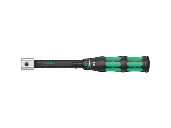 Wera Click-Torque XP 2, Skrallenøkkel, Ft-lb, Nm, Mekanisk, 10 - 50 Nm, 2%, Svart, Grønn