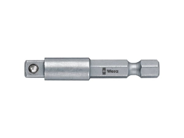 Wera 05311517001, Skaft til håndverktøy, Metall, Rustfritt stål, 16 g, 50 mm, 8 mm