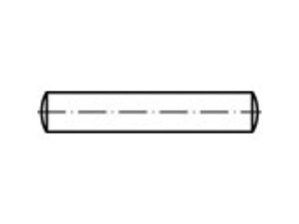 TOOLCRAFT TO-5393367 Sylinderspiker 13 mm stål 25 stk