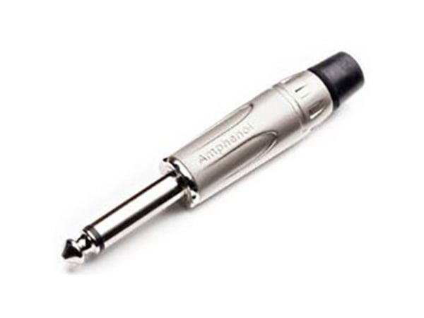 Amphenol ACPM-KN, 6.3mm Mono, Metallisk