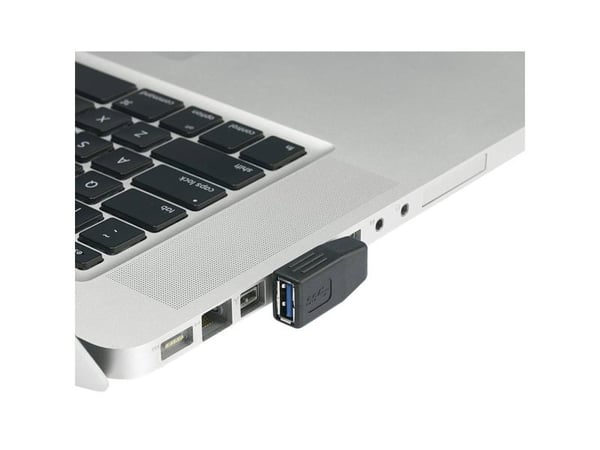 Renkforce USB 3.0-adapter A-hane till A-hona vinklad 90° åt vänster