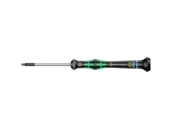 Wera 2054 Electronics sekskantskrutrekker, 13 mm, 15,7 cm, 13 mm, svart, grønn