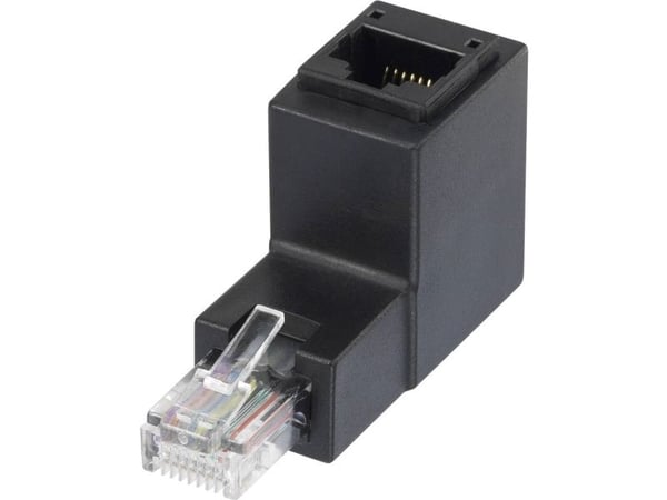 Renkforce RF-4087413, RJ-45, RJ-45, Svart