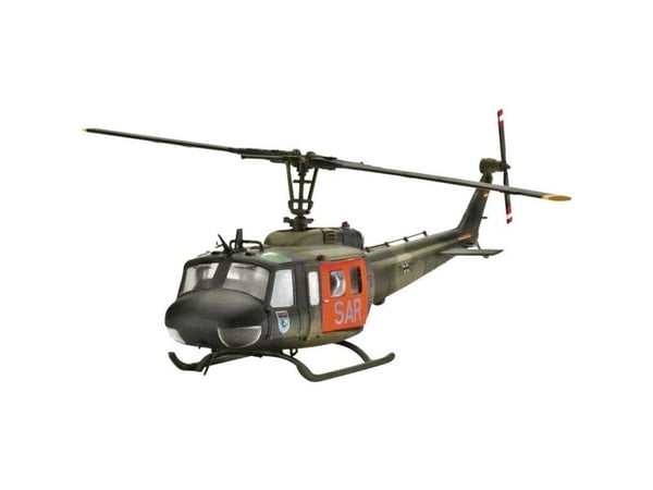Revell Bell UH-1D SAR, Rotorcraftmodell, Monteringssett, 1:72, Bell UH-1D SAR, Plast, Avansert