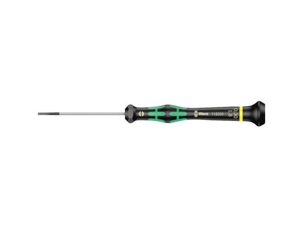 Wera 2035 elektronikkskrutrekker for rette spor, 13 mm, 15,7 cm, 13 mm