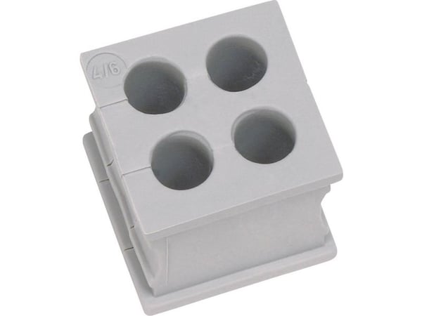 Icotek KT 4/2 urapuristin halkaisija (max.) 2 mm Elastomeeri Harmaa 1 kpl