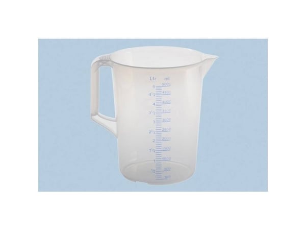 Hünersdorff 939000 målebeger 5000 ml plast