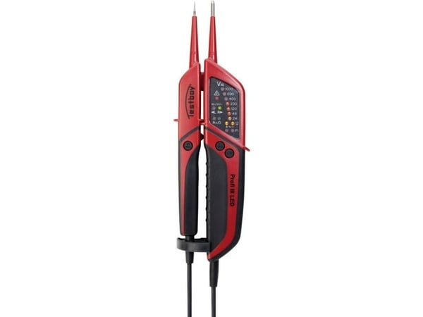 Testboy Profi III LED polspenningsmåler CAT IV 1000 V, LED, akustisk, vibrasjon