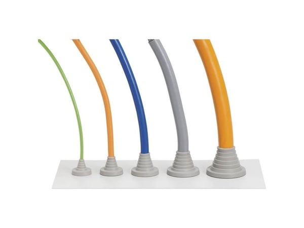 Icotek KEL-DPF 32/6-18 Kabelgennemføring Klemme-diameter (max.) 18 mm Polyamidi , Elastomeeri Grå 1 stk