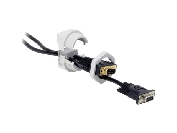 Icotek KVT 32 SUB-D9 Kabelgennemføring kan deles Grå 1 stk