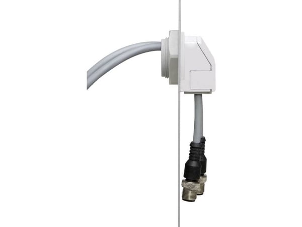 Icotek KVT 32 W90 Kabelgennemføring kan deles Polykarbonat Grå 1 stk