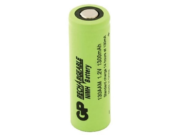GP Batteries Mignon (AA) oppladbart NiMH GP130AAM 1300 mAh 1,2 V 1 stk (300130AAM)