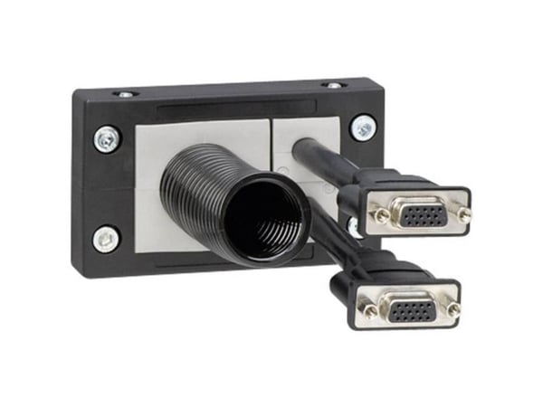 Icotek KEL 10/3 kabelinföringslist i polyamid svart (1 st.)