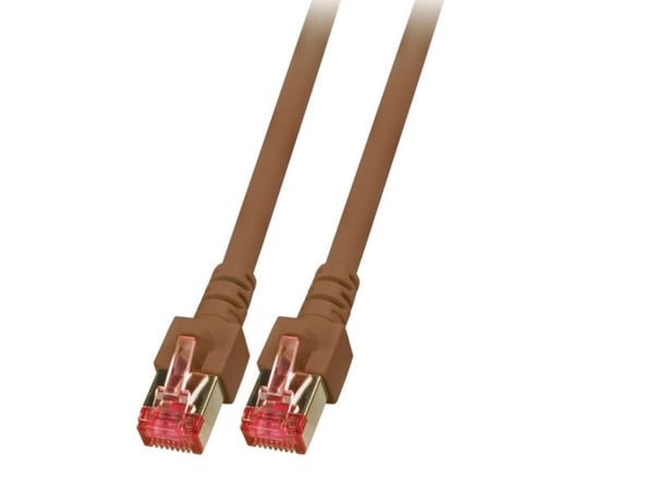 EFB Elektronik K5517.30, 30 m, Cat6, S/FTP (S-STP), RJ-45, RJ-45, Brun