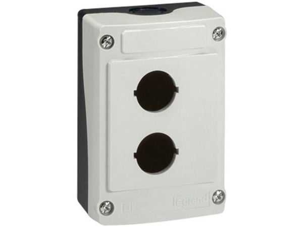 BACO BALBX0200 Tomt hus 2 installationspunkter (L x B x K) 107 x 74 x 47.9 mm Grå, Sort 1 stk