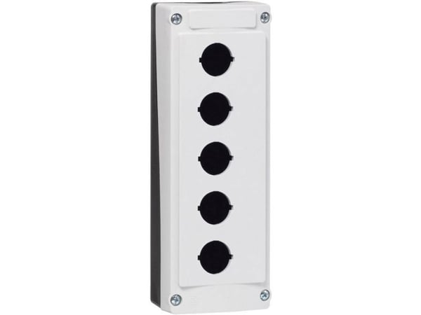 BACO LBX0500 224205 tomt hus 5 installasjonspunkter 206 x 74 x 47.9 mm grå/sort 1 stk