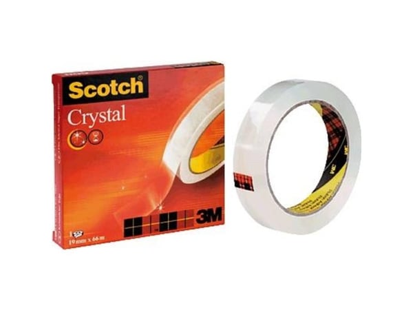 Scotch C6001966 tape Scotch Crystal Clear 600 transparent (L x B) 66 m x 19 mm 1 stk