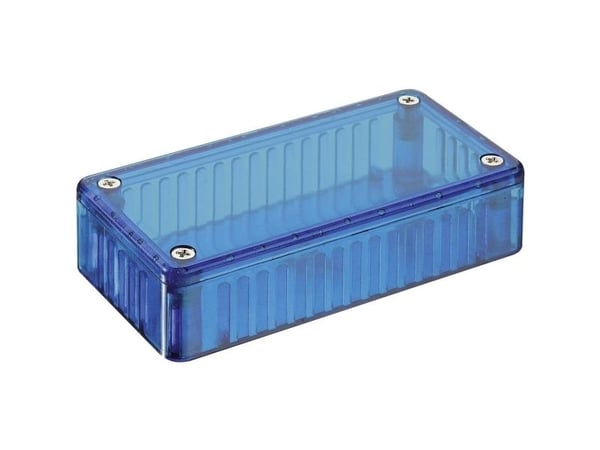Hammond Electronics 1591 CTBU universal-kabinet 120 x 65 x 40 polykarbonat blå, 1 stk