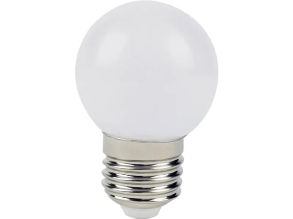 LightMe LM85249 LED (RGB) lamppu Energialuokka G (A - G) E27 Pisaran muoto 0,5 W = 9 W Lämmin valkoinen (Ø x L) 45 mm x 68 mm 1 kpl 1 kpl