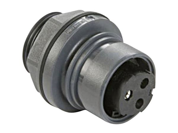 Bulgin PXP6012/16P/CR rund stikkontakt, innbygging, totalt antall poler: 16, Serie Buccaneer 6000, 1 stk