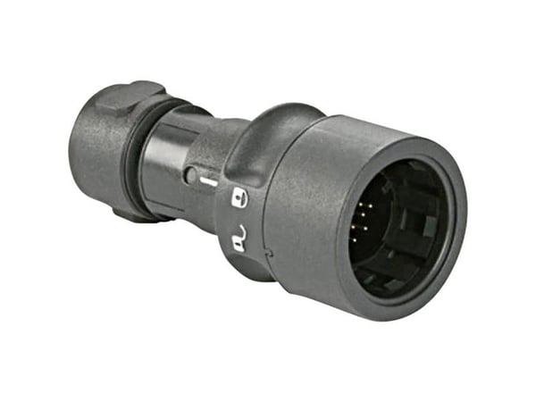 Bulgin rundkontakt PXP6010/16P/CR/0910, rett samlet polantall: 16, Buccaneer 6000-serien, 1 stk