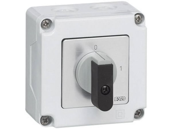 BACO NB03AHQ lastfrånskiljare 16 A 1 x 90° grå/svart - 1 st