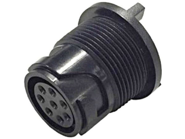 Bulgin PXP4013/03P/PC rundstiftkontakt, innbygging, samlet polantall 3, serie Buccaneer 4000 (1 stk)