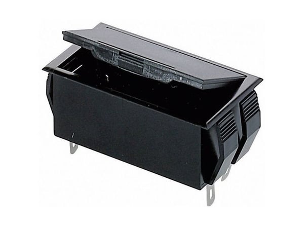 Bopla 46300000 batteriholder for 2x R6 (AA), 9 V blokk loddtilkobling (L x B x H) 37 x 65 x 21,5 mm