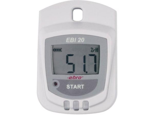 ebro EBI 20-TH1 multi-datalogger for luftfuktighet og temperatur -30 til +70 °C, 0 til 100 % RF
