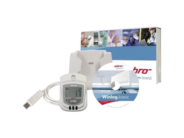 ebro EBI 20-TH1-Set multidata logger luftfuktighet/temperatur -30 til +70 °C 0 til 100 % rF