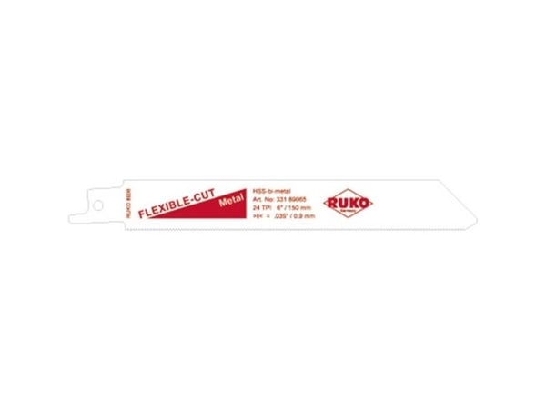 RUKO 33189065 sett med 5 stk. bajonettsagblad – 150 mm