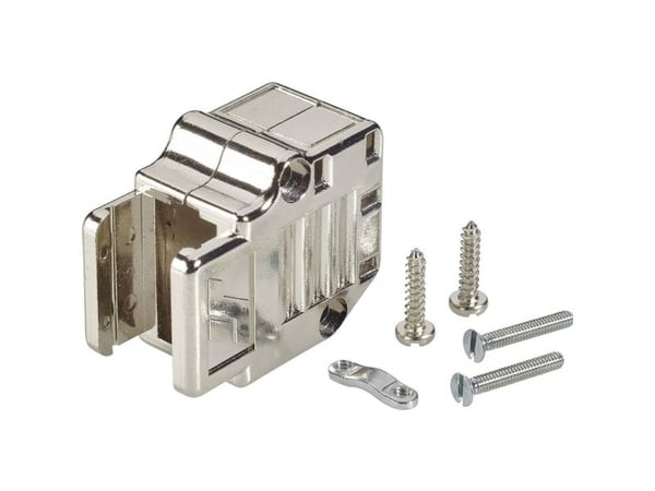 FCI D-SUB 863093C15MLF D-SUB-kabinett Poltall: 15 plast, metallisert 90° sølv 1 stk