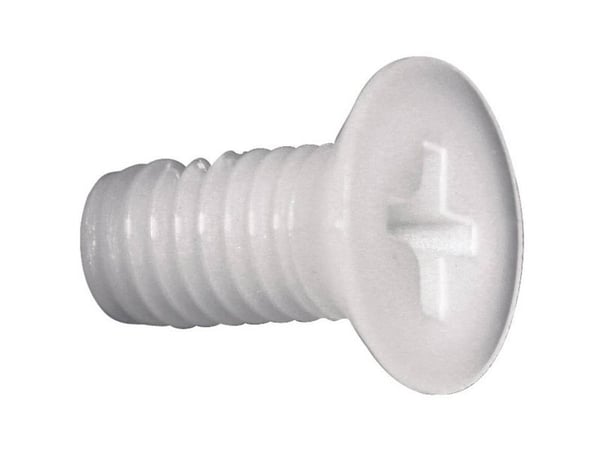 TOOLCRAFT 839964 försänkta skruvar M2.5 20 mm Philips korsspår DIN 965 plast/polyamid 10 st