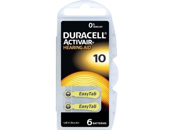 Duracell - Paristot 6 x 10 - Sinkkiputki