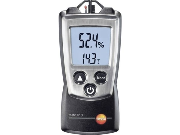 Testo 610, Digital, AAA, 1,5V, -10 - 50 °C, -40 - 70 °C, 46 mm