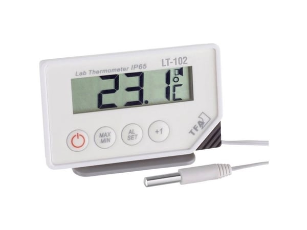TFA-Dostmann 30.1034, Elektronisk miljøtermometer, Innendørs, Digitalt, Hvit, Plast, -40 - 70 °C