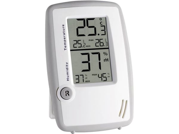 TFA-Dostmann 30.5015, Hvit, Innendørs hygrometer, Innendørstermometer, Hygrometer, Termometer, Plast, -10 - 70 °C, 14 - 158 °F