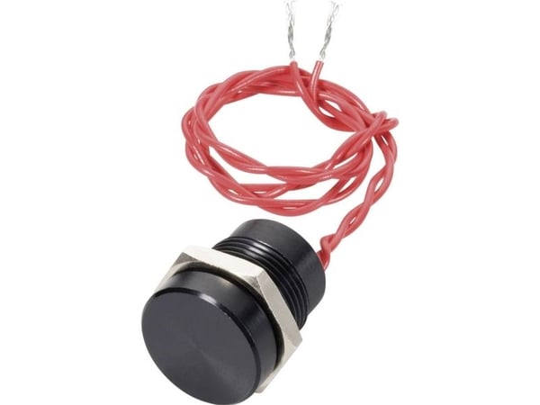 APEM PBAR1AF2000 Piezo-painike 24 V DC/AC 0,2 A 1 x Pois/(Päälle) Painikkeen pää IP69K 1 kpl