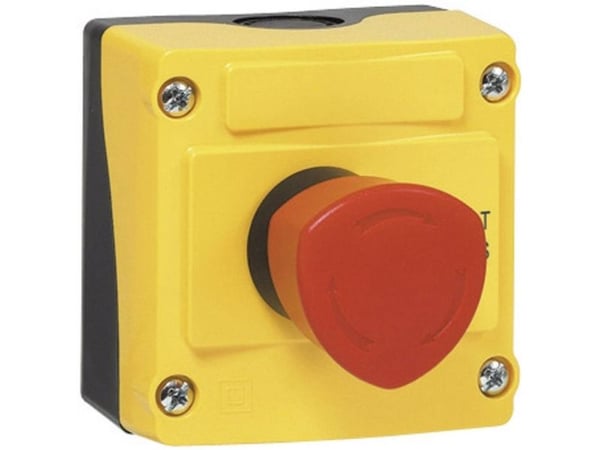 BACO LBX17202 nödstoppsknapp i kapsling 240 V/AC 2,5 A 2 x brytkontakt IP66 1 st