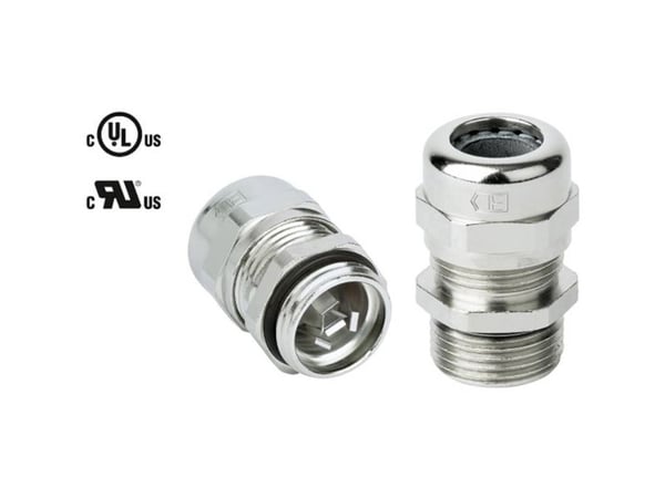 Jacob 50.632 M/Emvd Cable Gland Emv, With Strain Relief M32 Brass Brass 1 Pcs