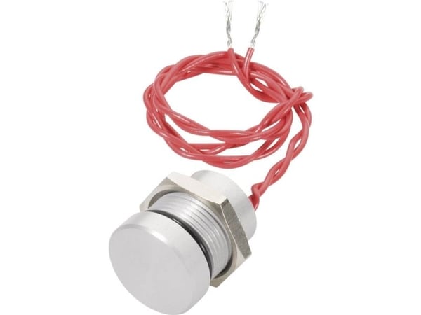 APEM PBAR2AF0000 Piezo-painike 24 V DC/AC 0,2 A 1 x Off/(On) Painikkeen pää IP69K 1 kpl