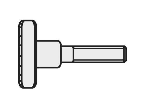 TOOLCRAFT M3*6 D464-5.8:A2K 190321 Fingerskruer M3 6 mm DIN 464 Stål Galvaniseret 10 stk